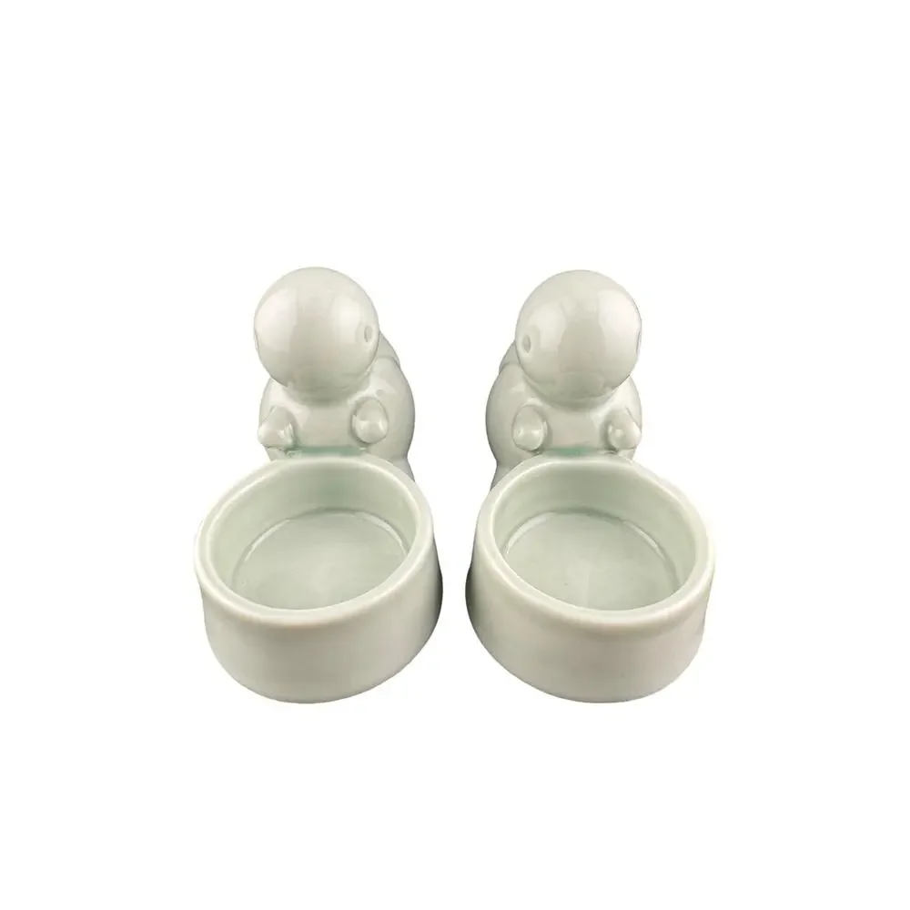IKEA Fossta Springtime Bunny Tealight Votive Holders Set of 2 805.490.81